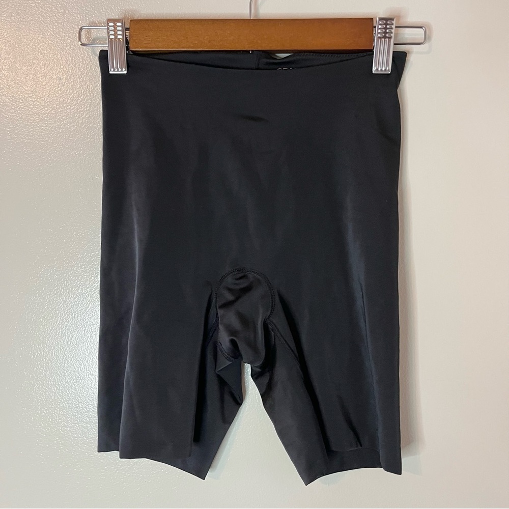 Spanx Womens High Waisted Thigh Shorts Slimming Compression Size Small